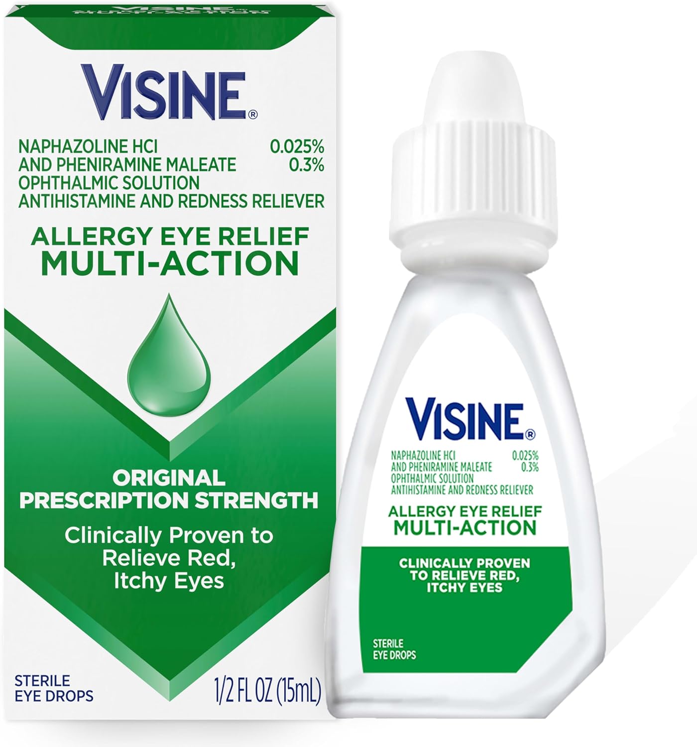 Visine Allergy Eye Relief Multi-Action, 0.5 fl. oz