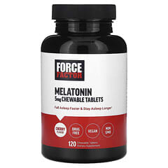 FORCE FACTOR Melatonin 5mg, 60 Vegetable Capsules